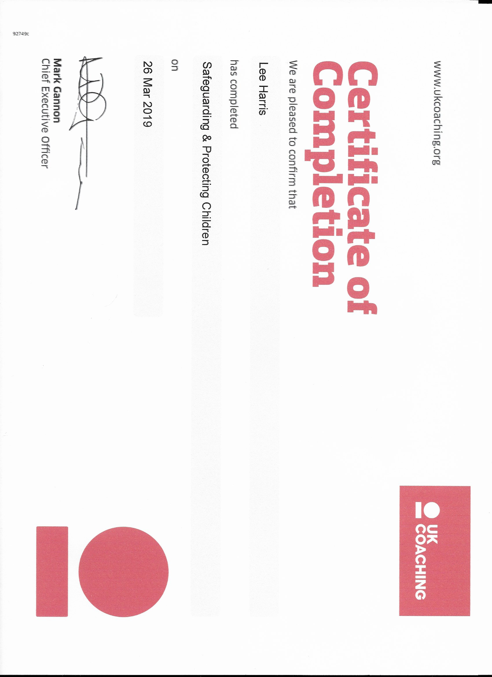 Registered Kickboxing Instructor