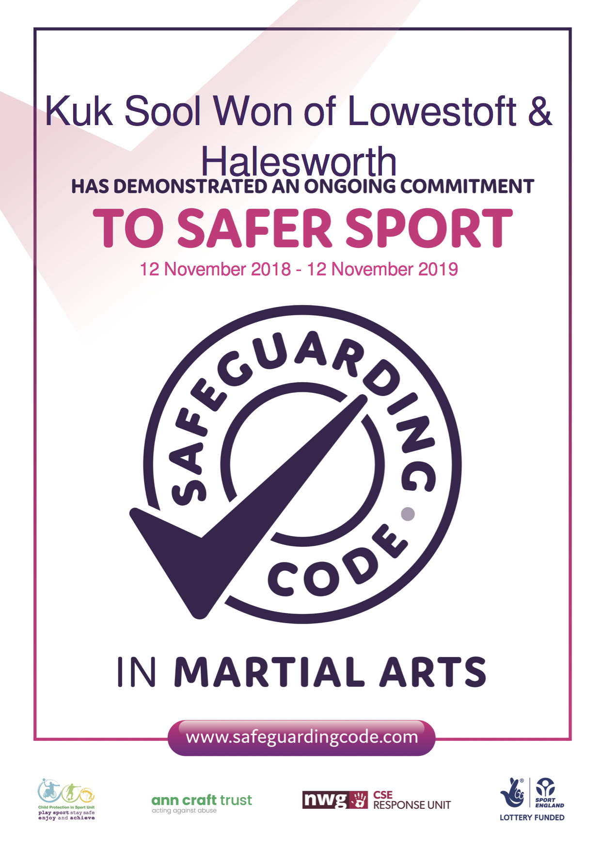 Safeguarding Code
