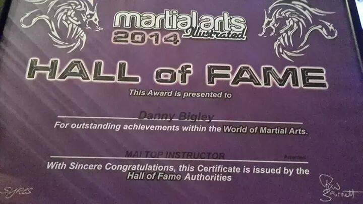 Martial arts illustrated hall of fame 2014 award Top Instructor